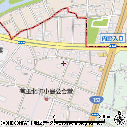 静岡県浜松市中央区有玉北町117周辺の地図