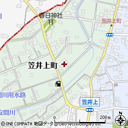静岡県浜松市中央区笠井上町294周辺の地図