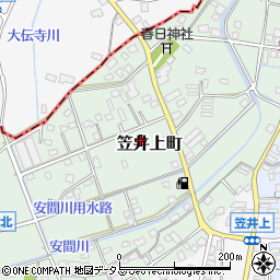 静岡県浜松市中央区笠井上町315周辺の地図