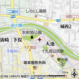 静岡県掛川市大池1445-1周辺の地図