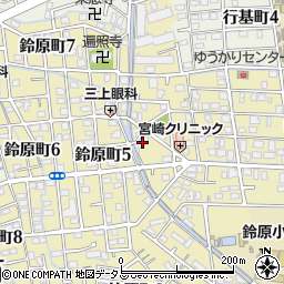兵庫県伊丹市鈴原町4丁目21周辺の地図
