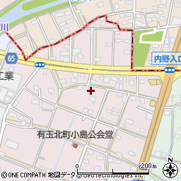 静岡県浜松市中央区有玉北町118周辺の地図