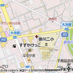 静岡県掛川市大池2903周辺の地図