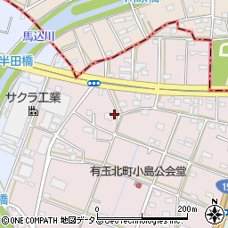 静岡県浜松市中央区有玉北町128周辺の地図