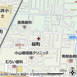 グリーンキャッスル稲田周辺の地図
