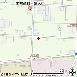 静岡県浜松市中央区東三方町43周辺の地図