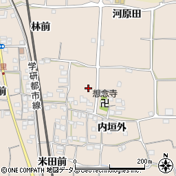 京都府相楽郡精華町下狛里垣内周辺の地図