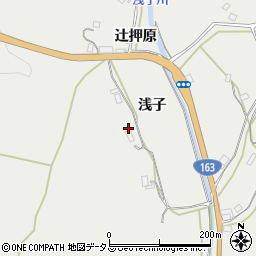 京都府相楽郡南山城村北大河原浅子周辺の地図