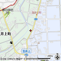 静岡県浜松市中央区笠井上町495周辺の地図