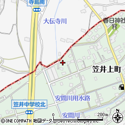 静岡県浜松市中央区笠井上町362周辺の地図