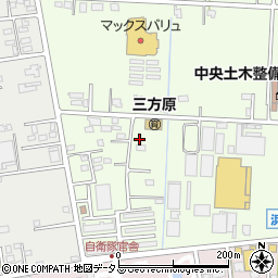 静岡県浜松市中央区東三方町20周辺の地図