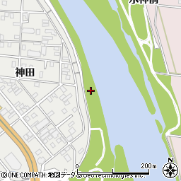 愛知県豊橋市下地町元神周辺の地図