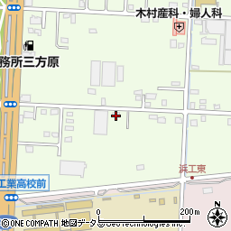 静岡県浜松市中央区東三方町36周辺の地図