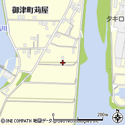 兵庫県たつの市御津町苅屋1002周辺の地図
