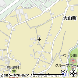 静岡県浜松市中央区大山町3253周辺の地図