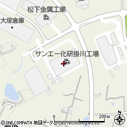 株式会社サンエー化研　掛川工場周辺の地図