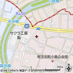 静岡県浜松市中央区有玉北町131周辺の地図