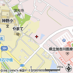 兵庫県加古川市神野町周辺の地図