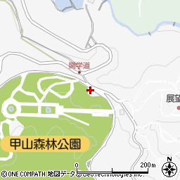 兵庫県西宮市甲山町57周辺の地図