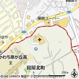 水春東香里店周辺の地図