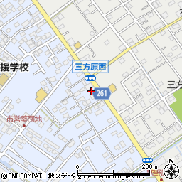 ワークマン浜松姫街道店駐車場周辺の地図
