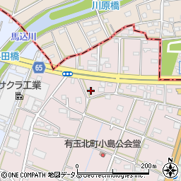 静岡県浜松市中央区有玉北町56周辺の地図