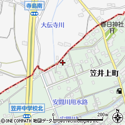 静岡県浜松市中央区笠井上町353周辺の地図