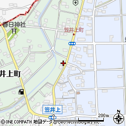 静岡県浜松市中央区笠井上町493周辺の地図