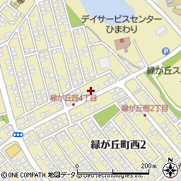 兵庫県三木市緑が丘町西4丁目12周辺の地図