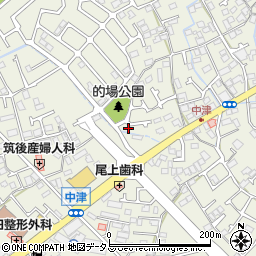 兵庫県加古川市加古川町中津524-4周辺の地図