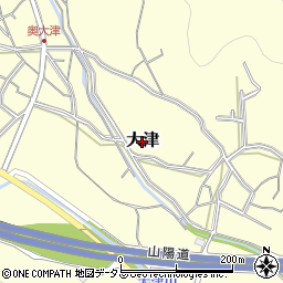 兵庫県赤穂市大津周辺の地図