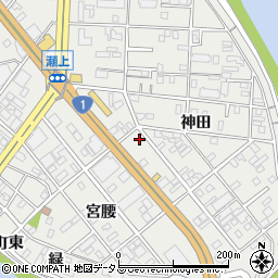 愛知県豊橋市下地町宮腰3-1周辺の地図