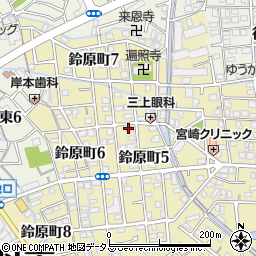 兵庫県伊丹市鈴原町5丁目7周辺の地図