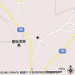 ＪＡ福山市豊松周辺の地図