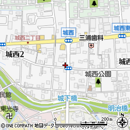 かりん亭周辺の地図