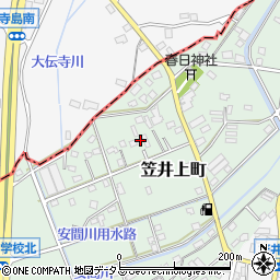 静岡県浜松市中央区笠井上町330周辺の地図