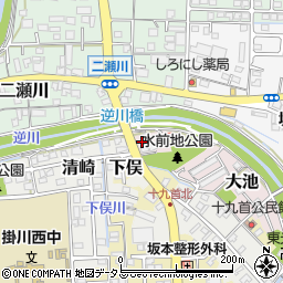 静岡県掛川市大池1433周辺の地図