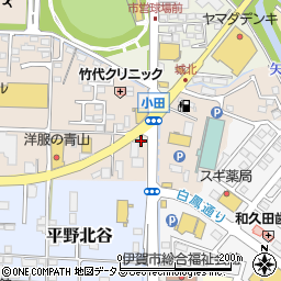 三重県伊賀市平野中川原周辺の地図