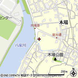 兵庫県姫路市木場1417-1周辺の地図