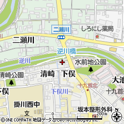 静岡県掛川市清崎103周辺の地図