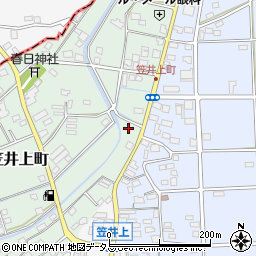 静岡県浜松市中央区笠井上町490周辺の地図