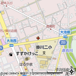 静岡県掛川市大池2905周辺の地図