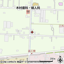 静岡県浜松市中央区東三方町89周辺の地図