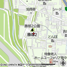 大阪府豊中市勝部2丁目4-24周辺の地図