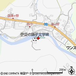 伊豆の踊り子の宿福田家周辺の地図