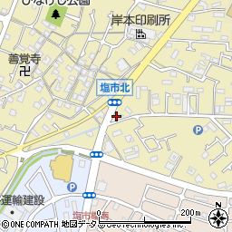 ＥＮＥＯＳ高砂米田ＳＳ周辺の地図