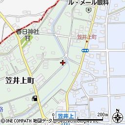 静岡県浜松市中央区笠井上町288周辺の地図