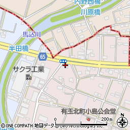 静岡県浜松市中央区有玉北町138周辺の地図