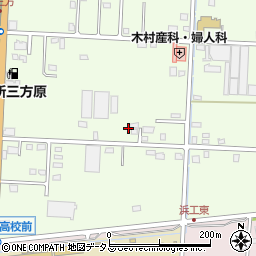 静岡県浜松市中央区東三方町93周辺の地図