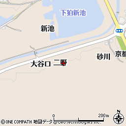 京都府相楽郡精華町下狛二野周辺の地図